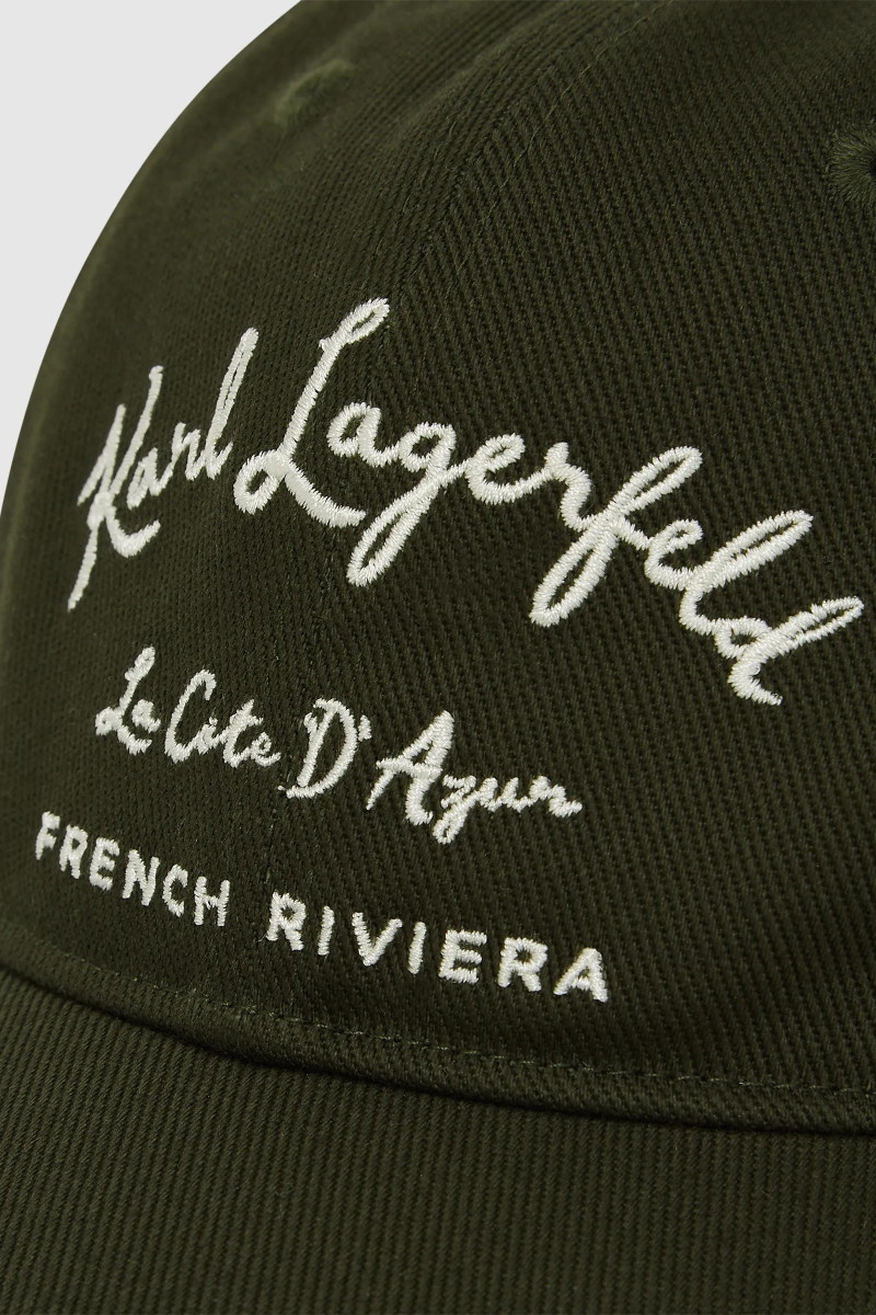 Šiltovka Karl Lagerfeld Vacances De Karl Cap Deep Forest