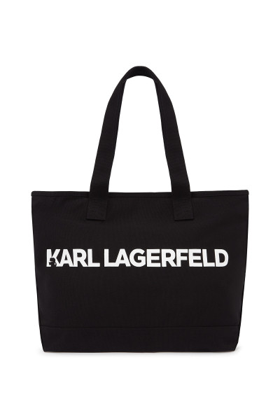 TAŠKA KARL LAGERFELD ELONGATED LOGO XL TOTE - Fotografie č. 1