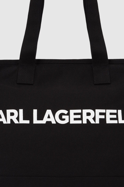 TÁSKA KARL LAGERFELD ELONGATED LOGO XL TOTE - Kép 3