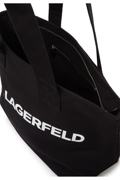 TAŠKA KARL LAGERFELD ELONGATED LOGO XL TOTE - Fotografie č. 5