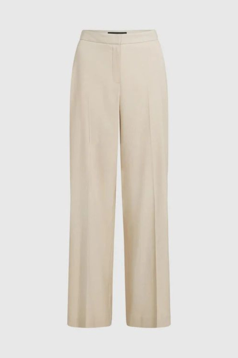 Nohavice Karl Lagerfeld Wide Leg Melange Pants Safari