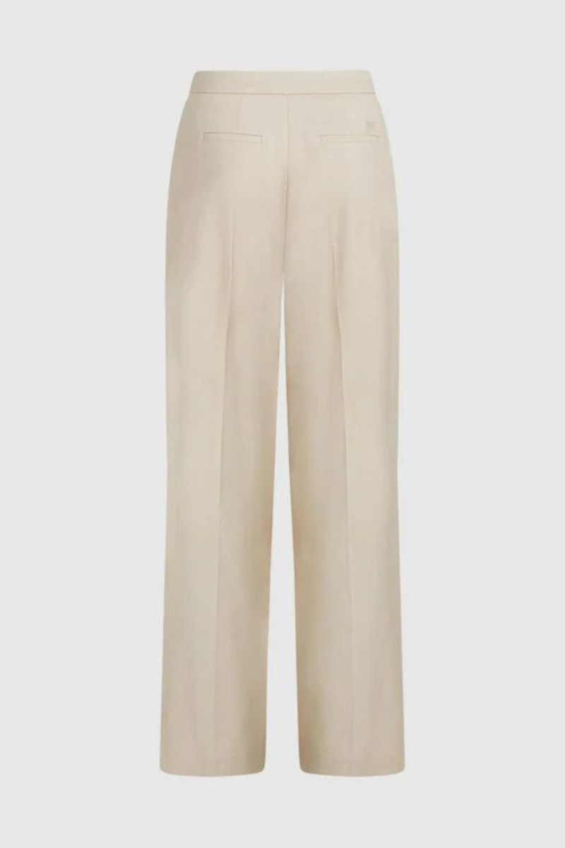 Nohavice Karl Lagerfeld Wide Leg Melange Pants Safari