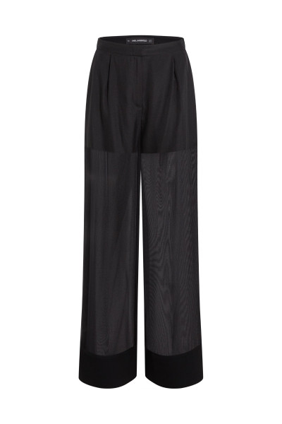 NOHAVICE KARL LAGERFELD ORGANZA FASHION PANTS - Fotografia č. 5