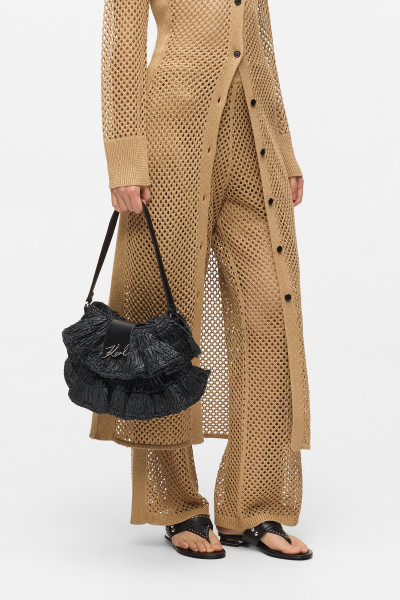 KALHOTY KARL LAGERFELD CROCHET KNIT PANTS - Fotografie č. 1