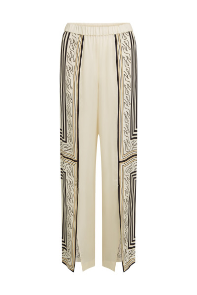 NOHAVICE KARL LAGERFELD SCARF PRINT PJ PANTS - Fotografia č. 5