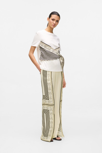 NOHAVICE KARL LAGERFELD SCARF PRINT PJ PANTS - Fotografia č. 2