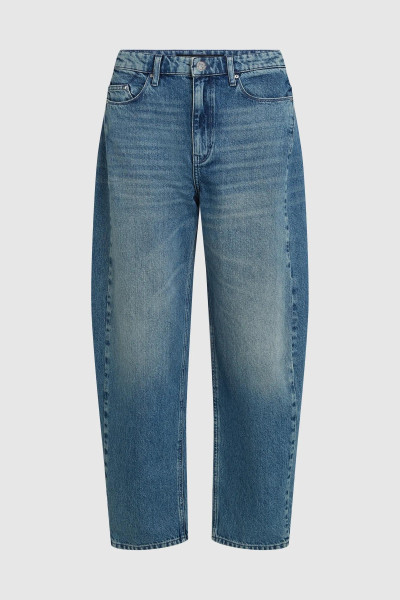 DŽÍNY KARL LAGERFELD BARREL DENIM PANTS - Fotografie č. 5