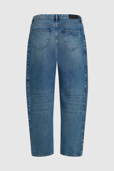 DŽÍNY KARL LAGERFELD BARREL DENIM PANTS - Fotografie č. 6