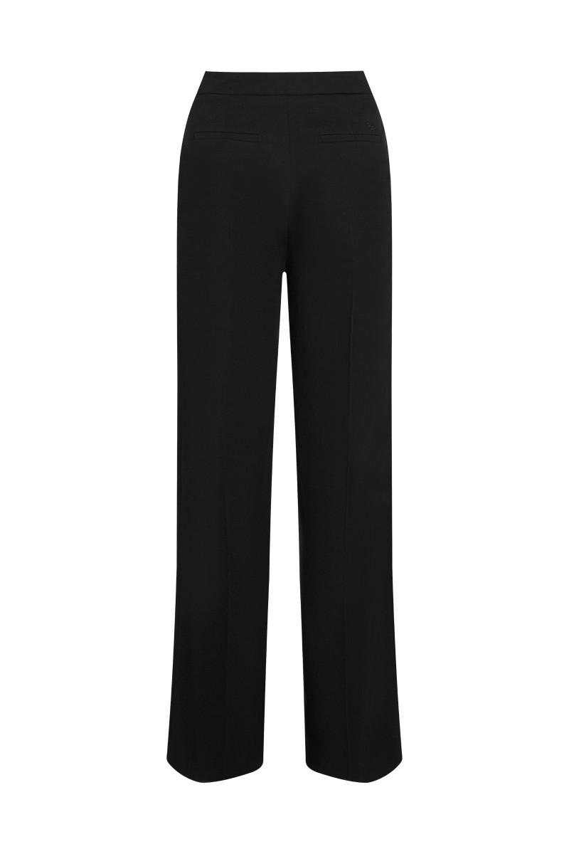 Nohavice Karl Lagerfeld Structured Suit Pants Black