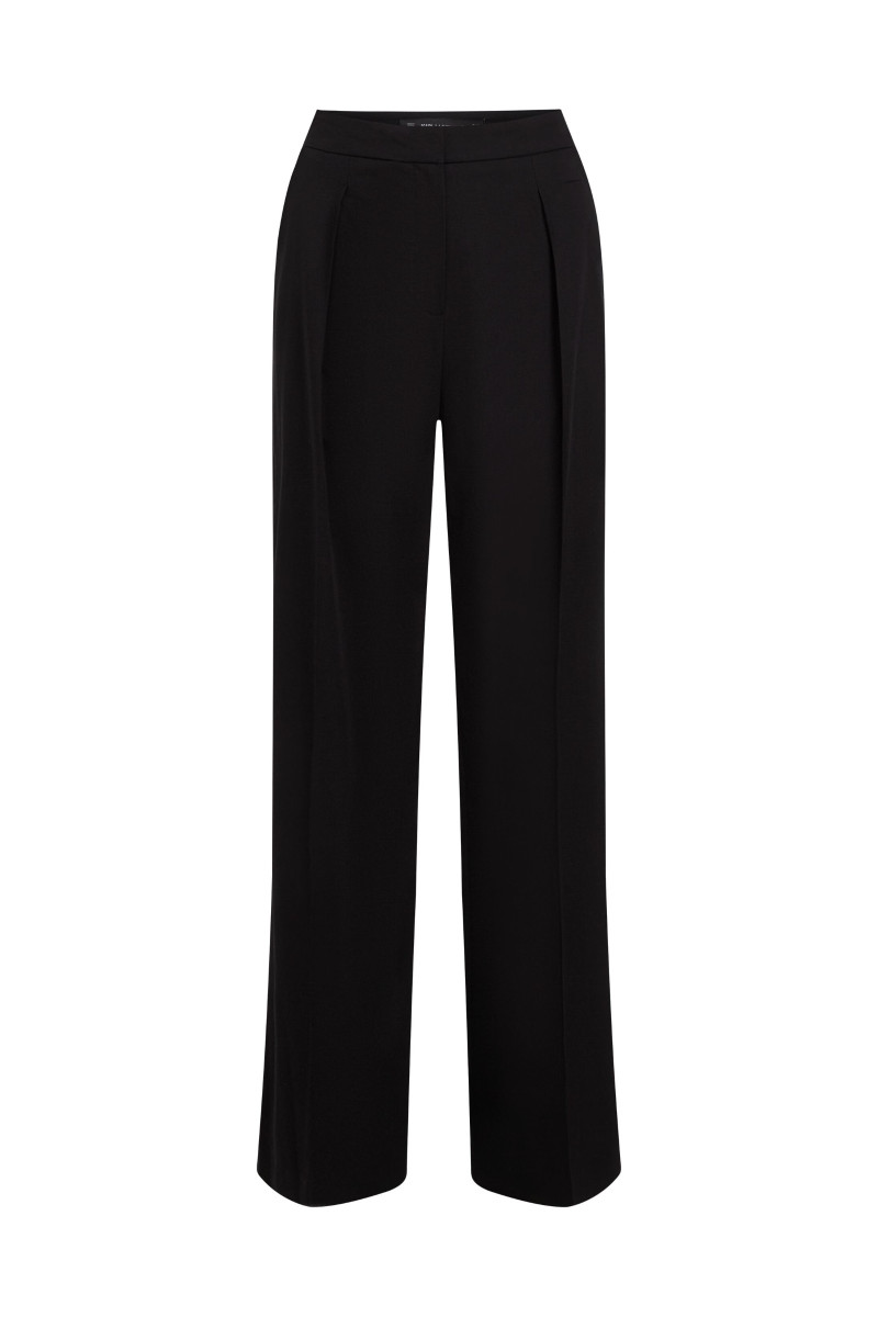 Nohavice Karl Lagerfeld Structured Suit Pants Black