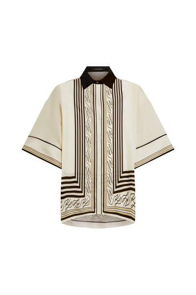 BLÚZKA KARL LAGERFELD FLUID PJ BLOUSE - Fotografia č. 5