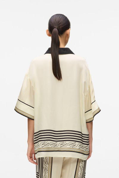 BLÚZKA KARL LAGERFELD FLUID PJ BLOUSE - Fotografia č. 2