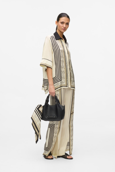 BLÚZKA KARL LAGERFELD FLUID PJ BLOUSE - Fotografia č. 3