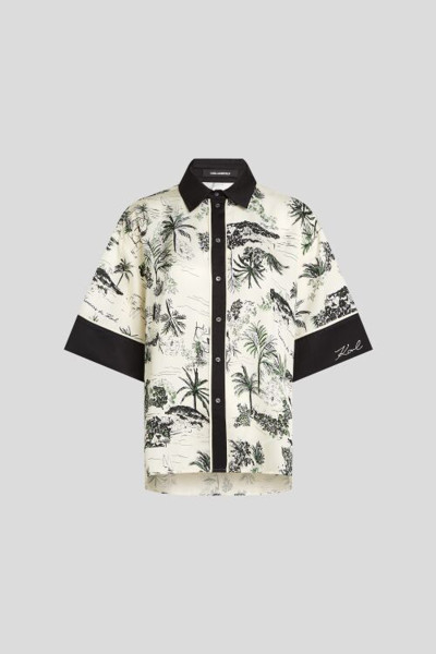 BLÚZKA KARL LAGERFELD FLUID PJ BLOUSE - Fotografia č. 1