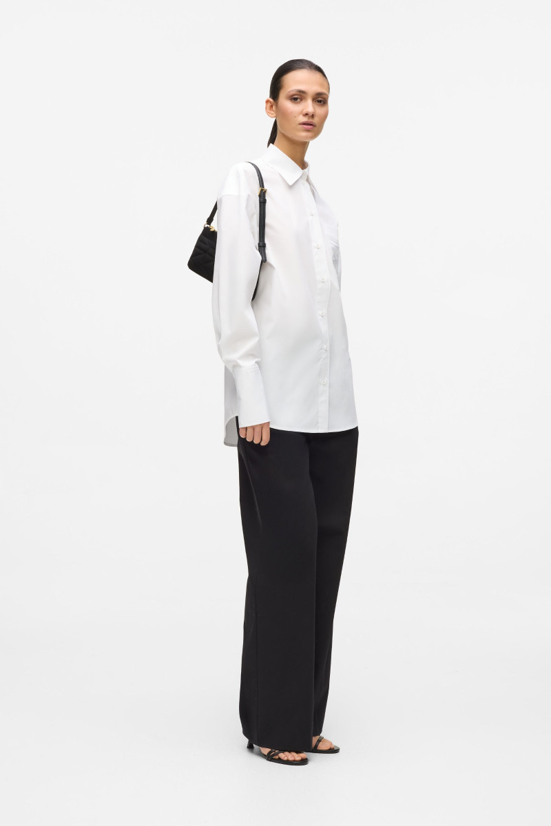 Košeľa Karl Lagerfeld Autograph Poplin Shirt White