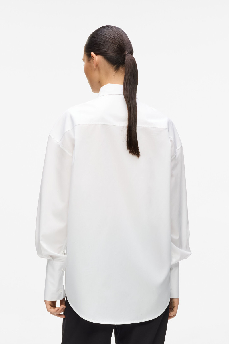 Košeľa Karl Lagerfeld Autograph Poplin Shirt White