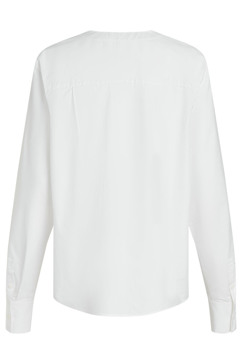 Blúzka Karl Lagerfeld Studio Poplin Blouse White