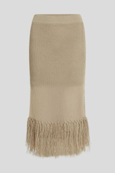 SUKNĚ KARL LAGERFELD CROCHET KNIT SKIRT - Fotografie č. 1