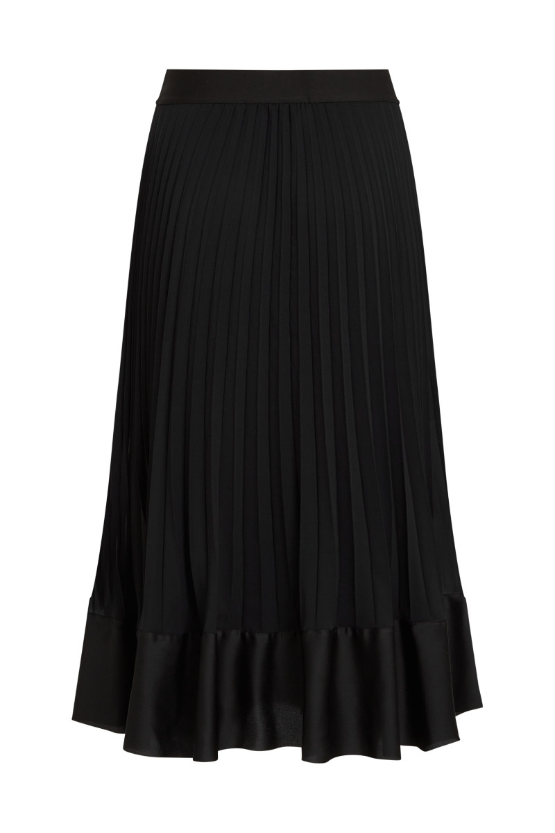 Sukňa Karl Lagerfeld Pleated Skirt Black