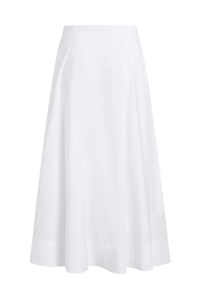 Sukňa Karl Lagerfeld Poplin Skirt White
