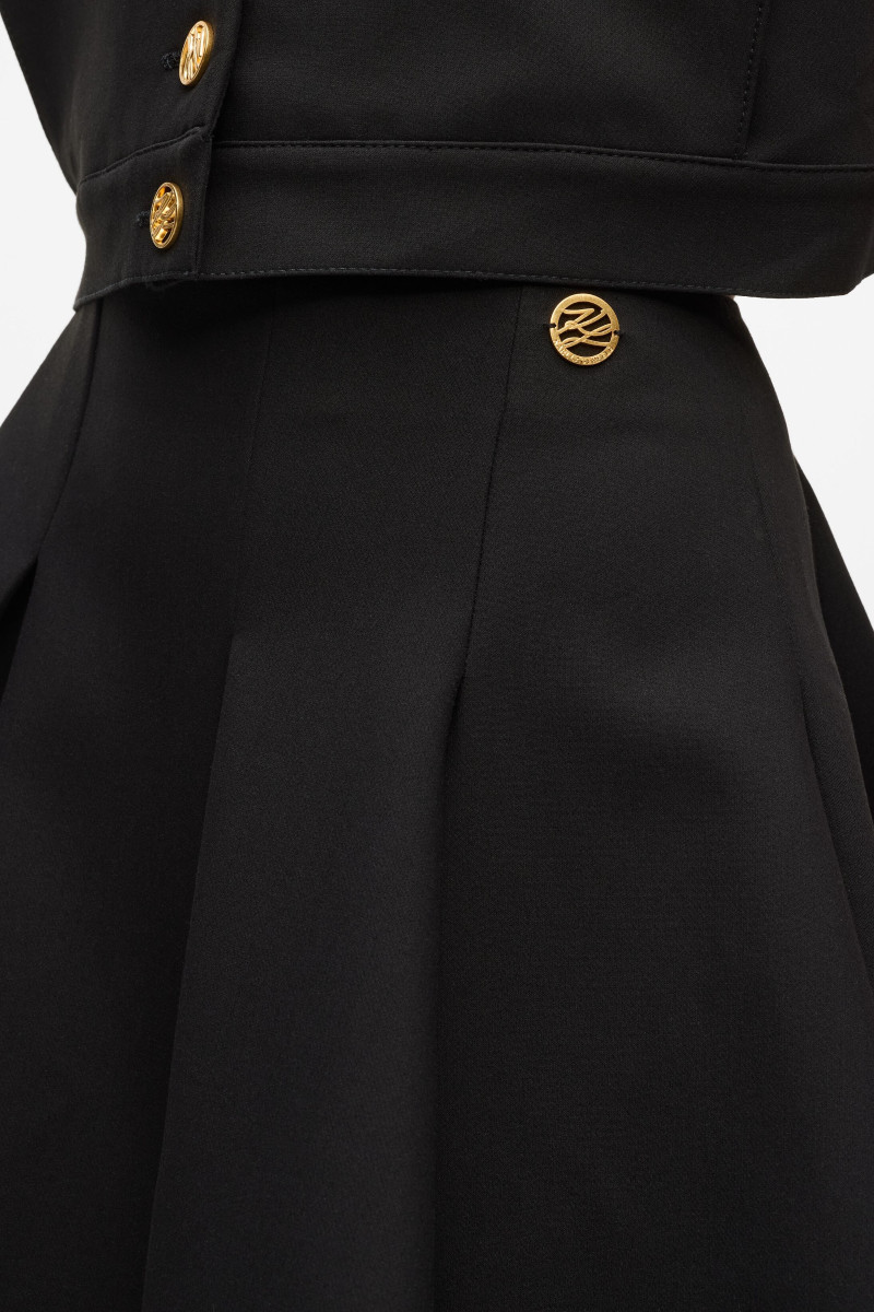 Sukňa Karl Lagerfeld Mini Skirt Black