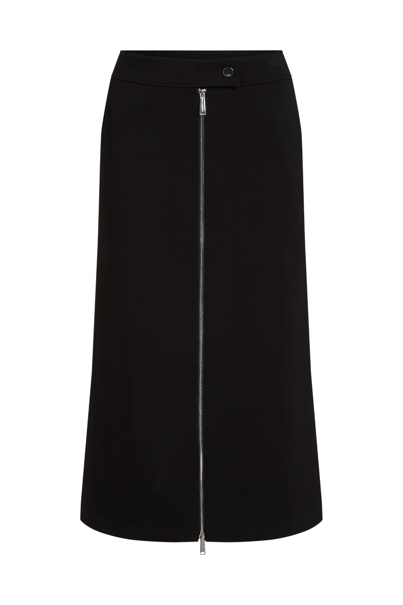 Sukňa Karl Lagerfeld Jersey Biker Skirt Black