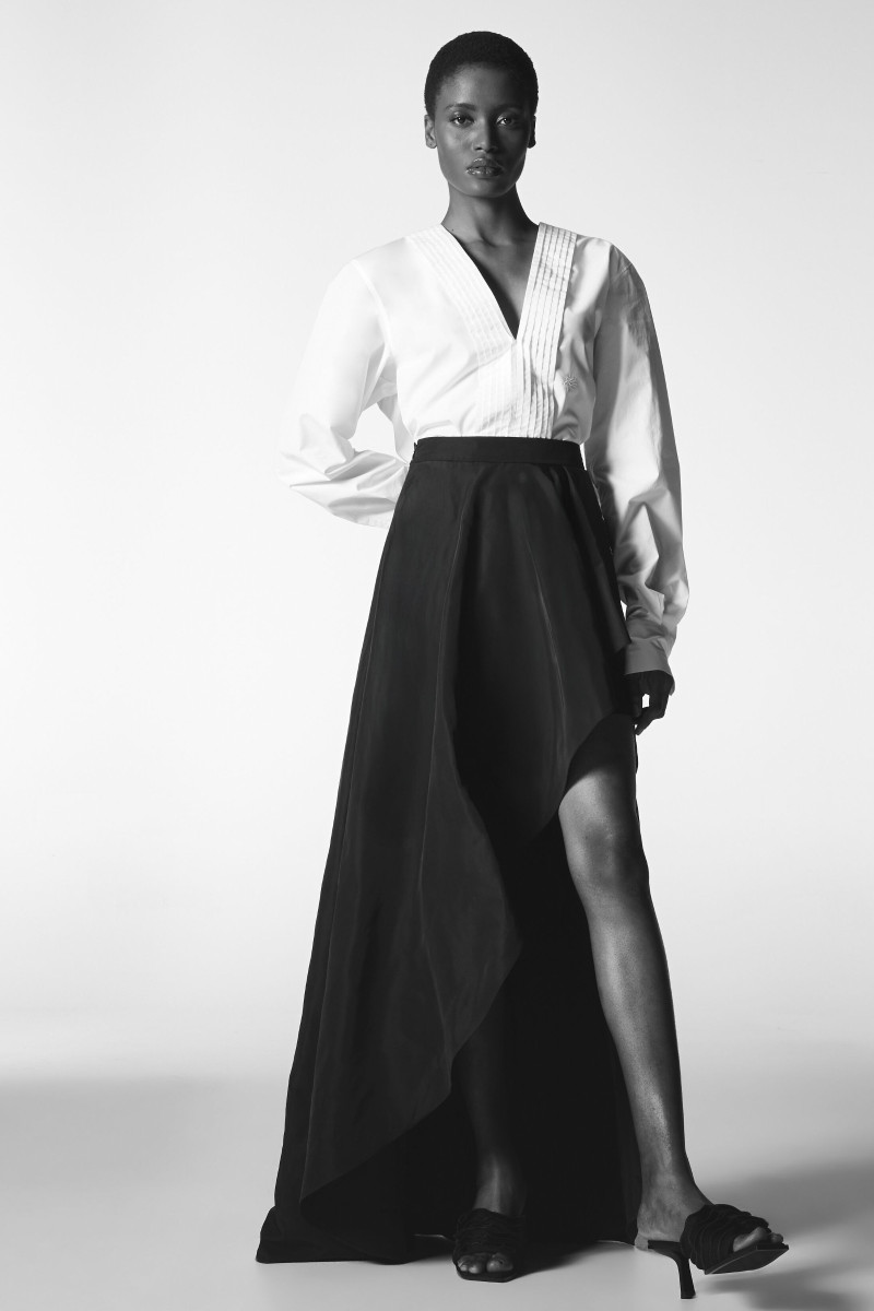 Sukňa Karl Lagerfeld Studio Ruffle Skirt Black