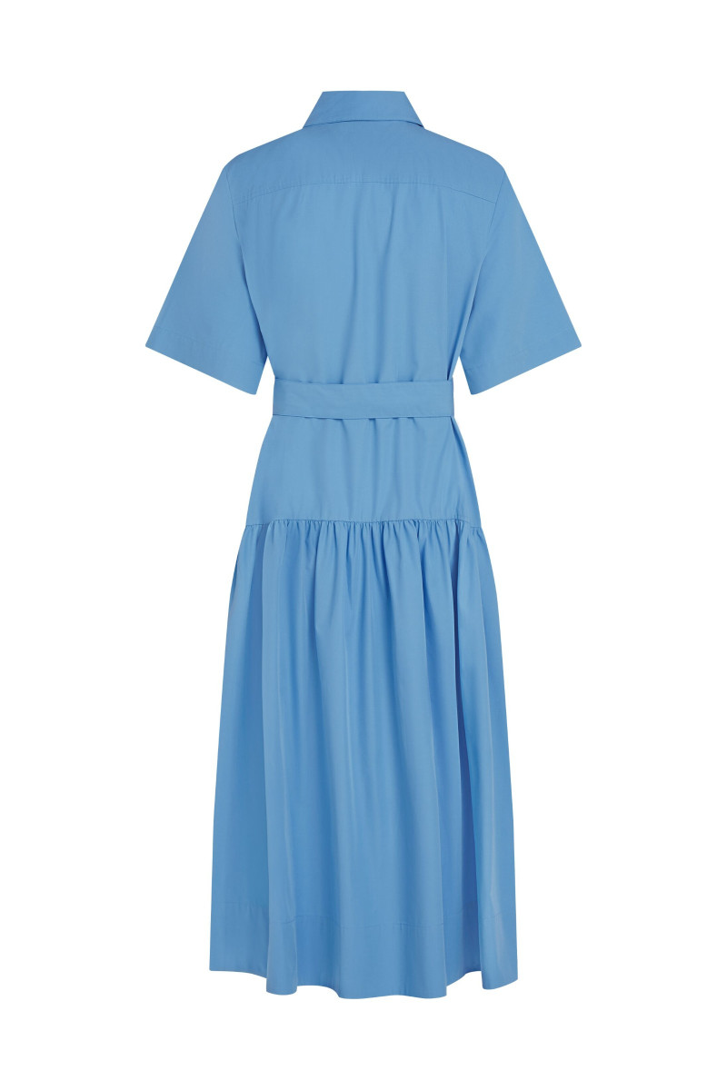 Šaty Karl Lagerfeld Shirt Dress Silver Lake Blue