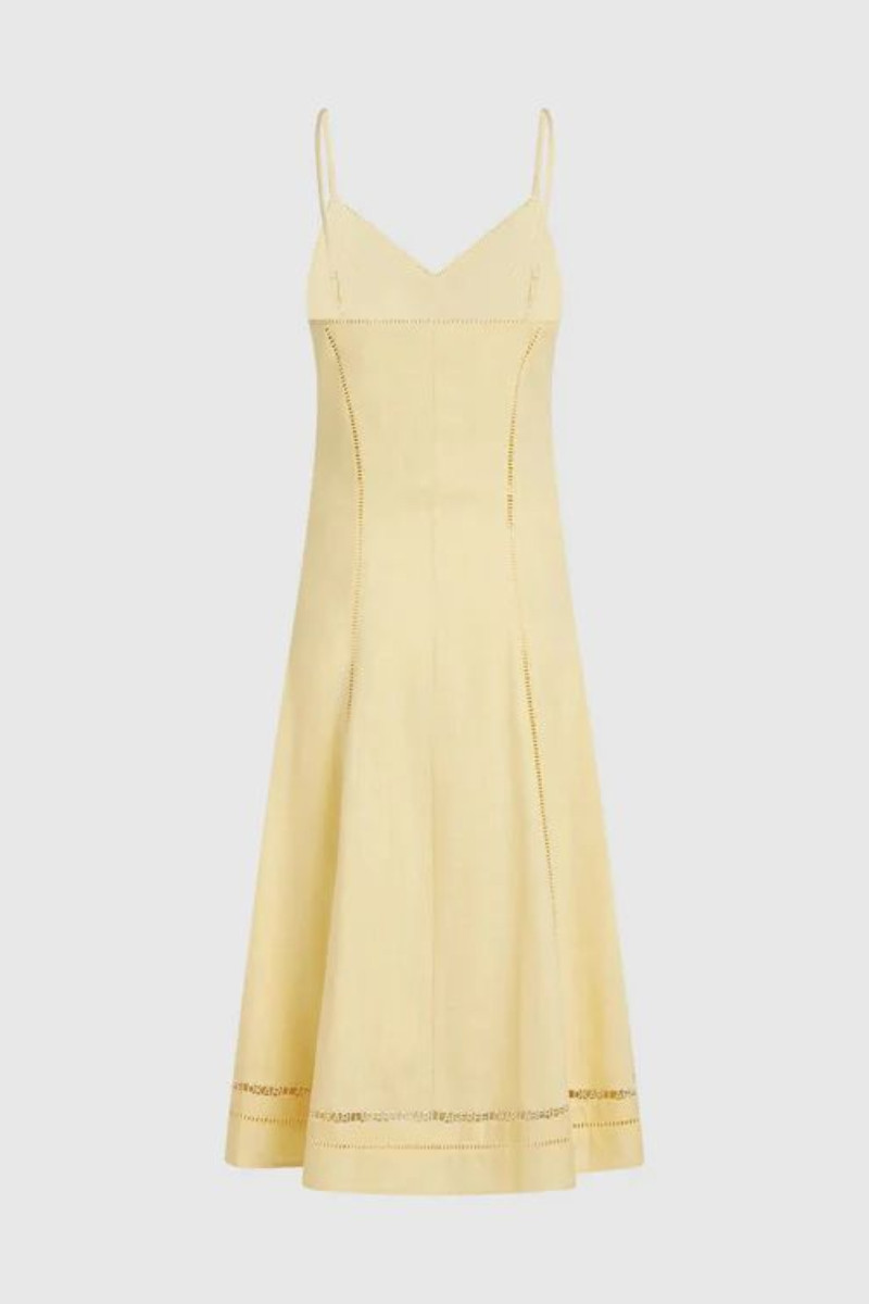 Šaty Karl Lagerfeld Embroidery Detail Dress Sunlight