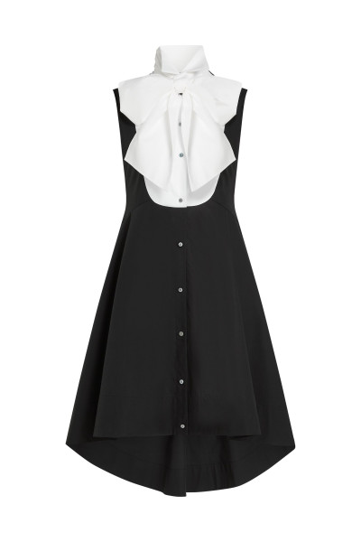 ŠATY KARL LAGERFELD BOW FASHION SHIRT DRESS - Fotografia č. 5