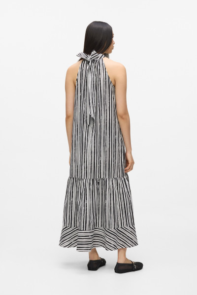 ŠATY KARL LAGERFELD MAXI COTTON STRIPE DRESS - Fotografia č. 2