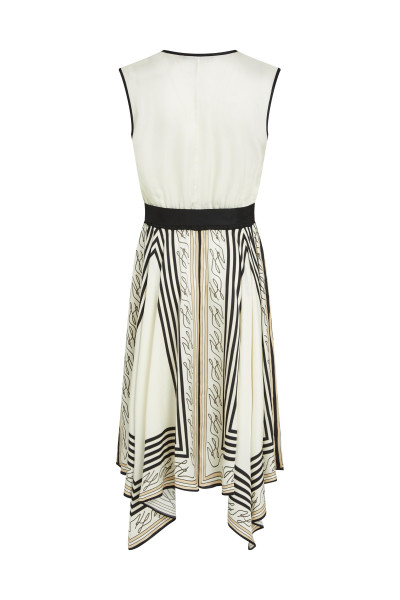 ŠATY KARL LAGERFELD SCARF PRINT DRESS - Fotografia č. 2