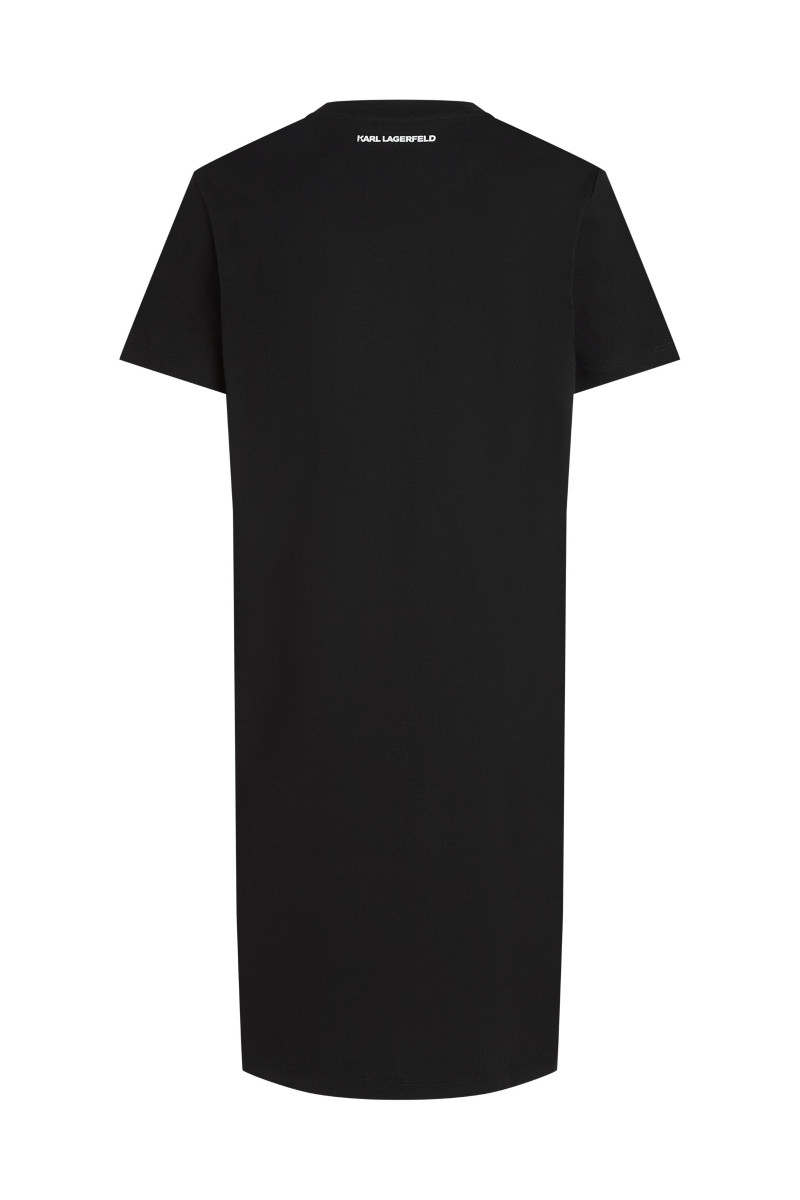 Šaty Karl Lagerfeld Rsg T-Shirt Dress Black