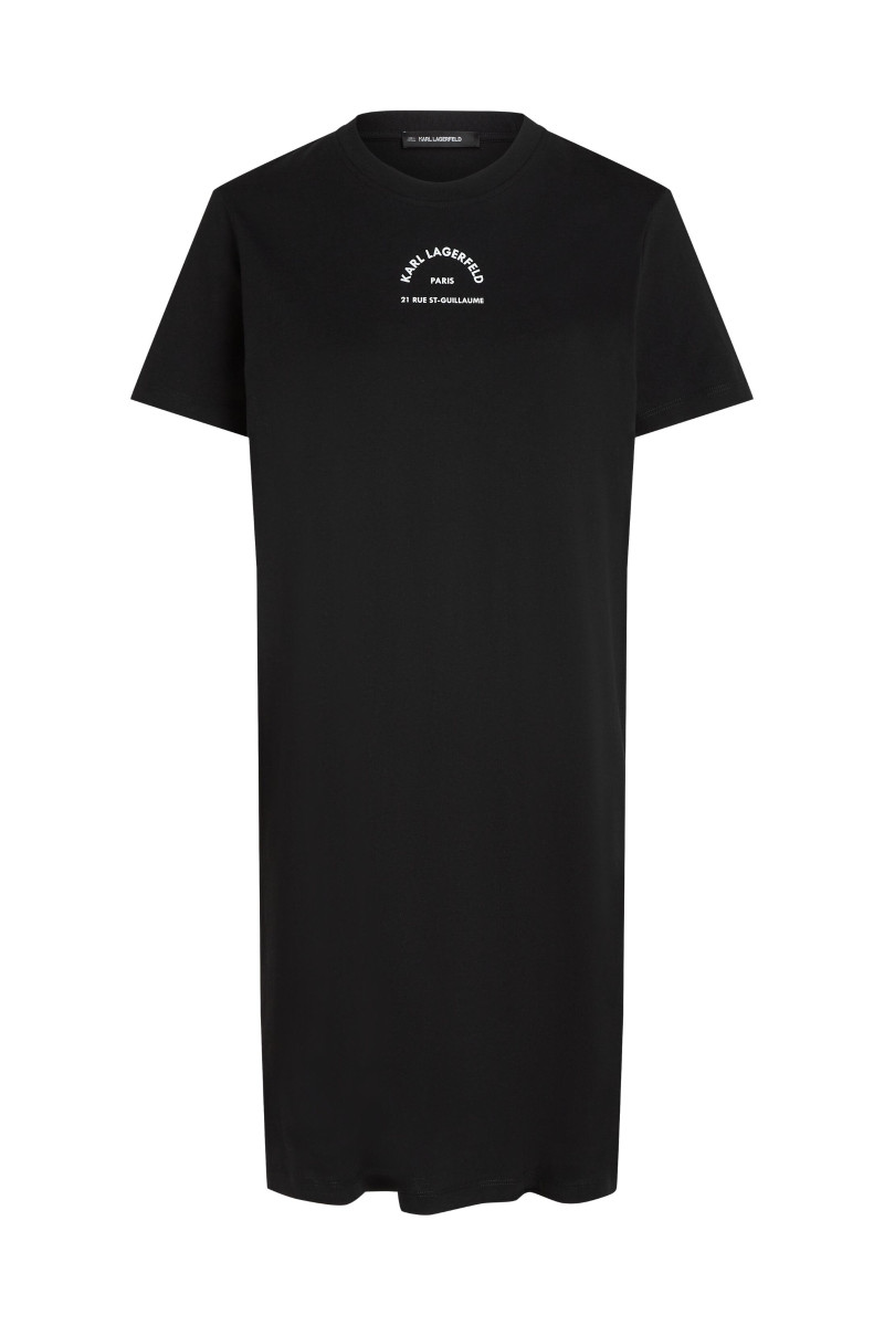 Šaty Karl Lagerfeld Rsg T-Shirt Dress Black