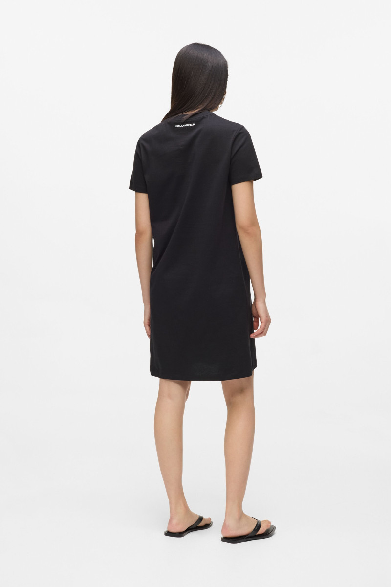 Šaty Karl Lagerfeld Rsg T-Shirt Dress Black