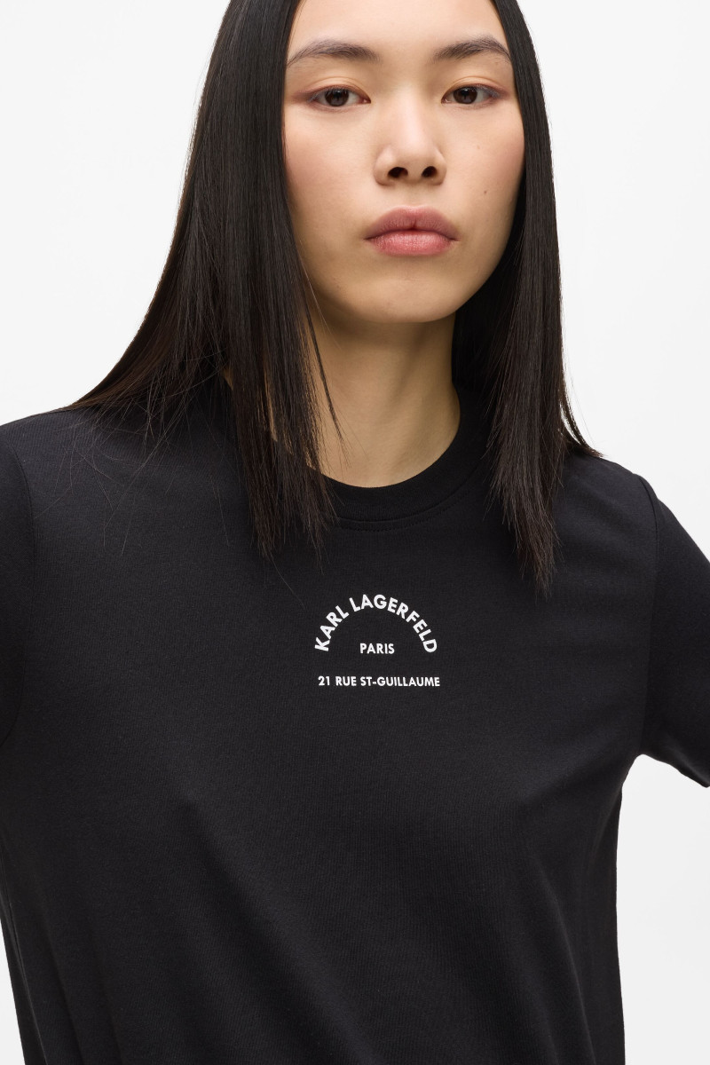 Šaty Karl Lagerfeld Rsg T-Shirt Dress Black