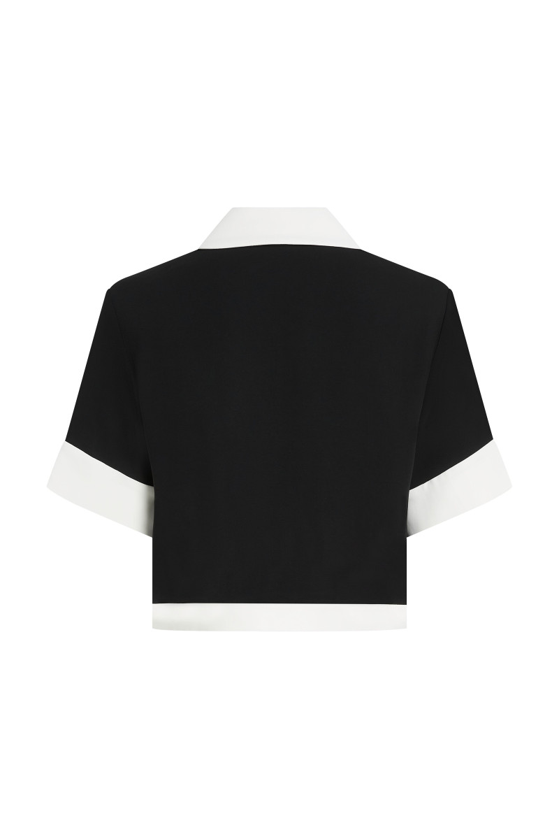 Top Karl Lagerfeld Chain Detail Jacket White/Black
