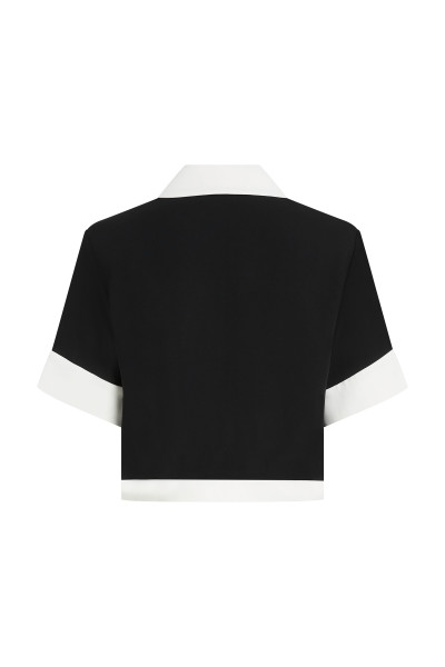 TOP KARL LAGERFELD CHAIN DETAIL JACKET - Fotografia č. 2