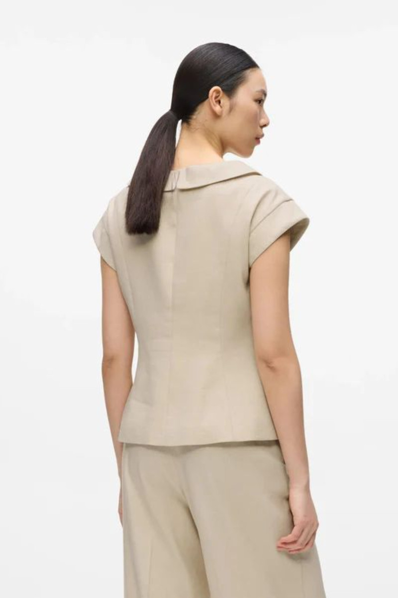 Sako Karl Lagerfeld Short Sleeve Melange Jacket Safari