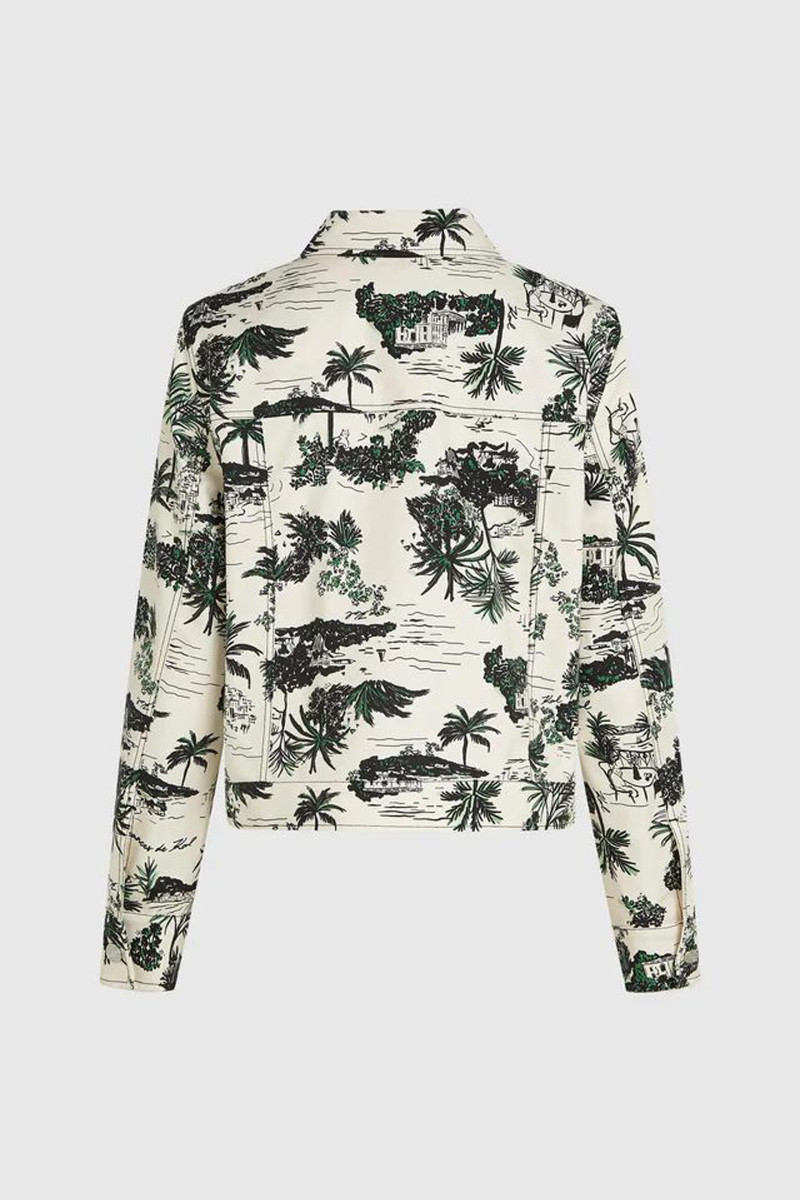 Bunda Karl Lagerfeld Printed Blouson Vacancesdekarl Black
