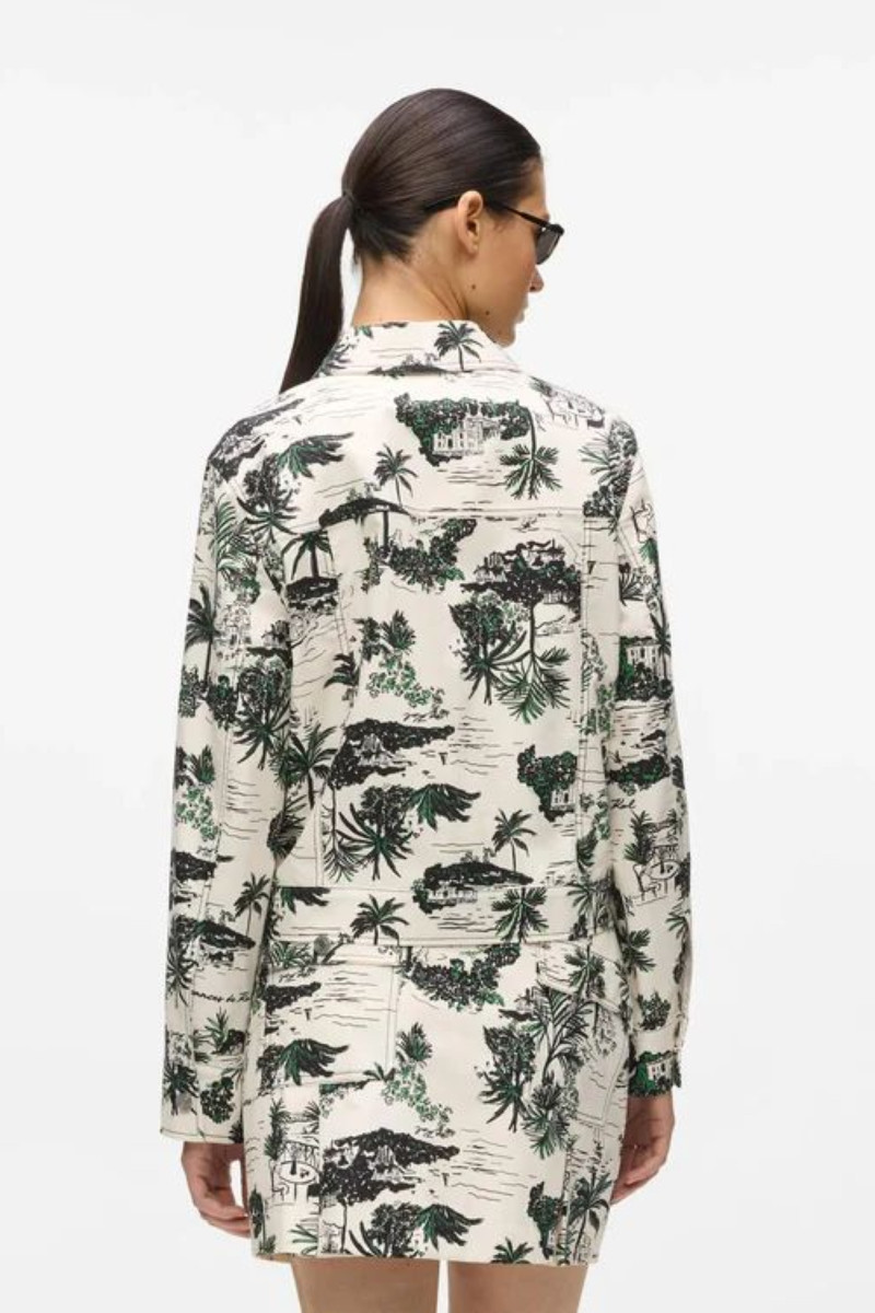 Bunda Karl Lagerfeld Printed Blouson Vacancesdekarl Black