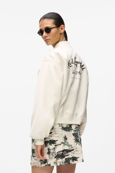 BUNDA KARL LAGERFELD COTE D AZUR BOMBER - Fotografia č. 3