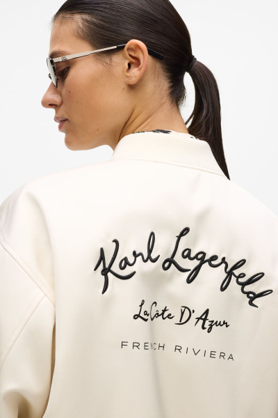 BUNDA KARL LAGERFELD COTE D AZUR BOMBER - Fotografia č. 4