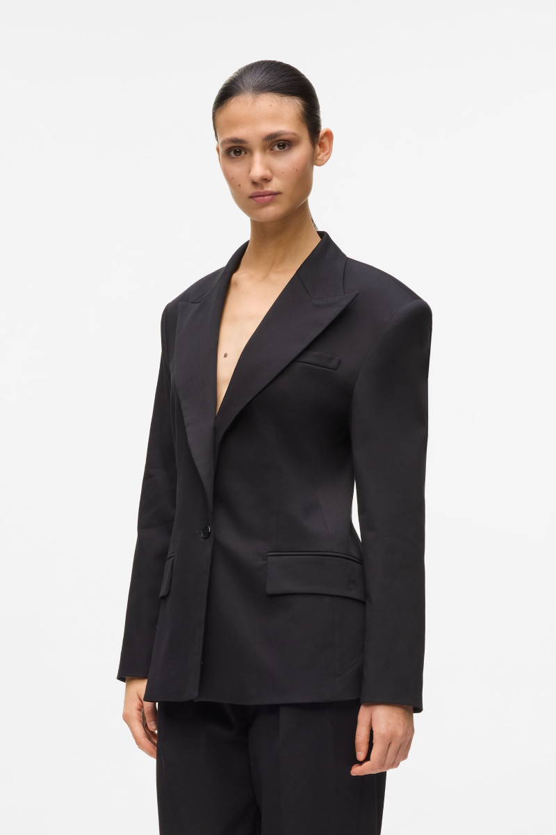 Sako Karl Lagerfeld Structured Blazer Black