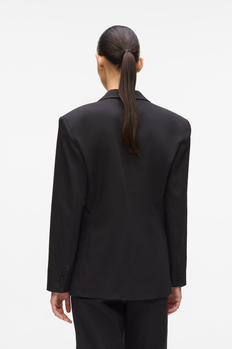 Sako Karl Lagerfeld Structured Blazer Black