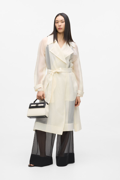 KABÁT KARL LAGERFELD ORGANZA COAT - Fotografia č. 1
