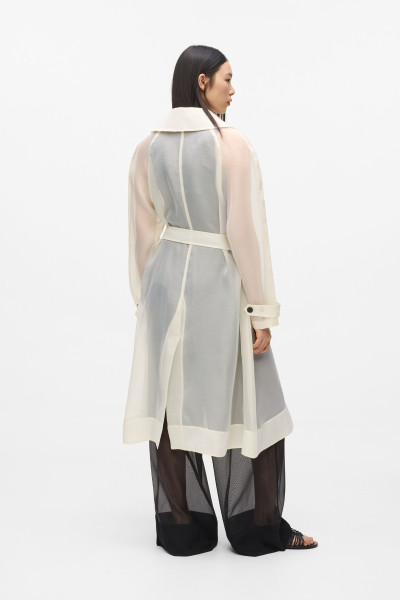 KABÁT KARL LAGERFELD ORGANZA COAT - Fotografia č. 3
