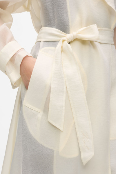 KABÁT KARL LAGERFELD ORGANZA COAT - Fotografia č. 4