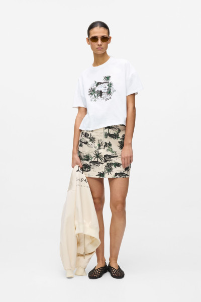 TRIČKO KARL LAGERFELD VILLA PRINT T-SHIRT - Fotografia č. 2