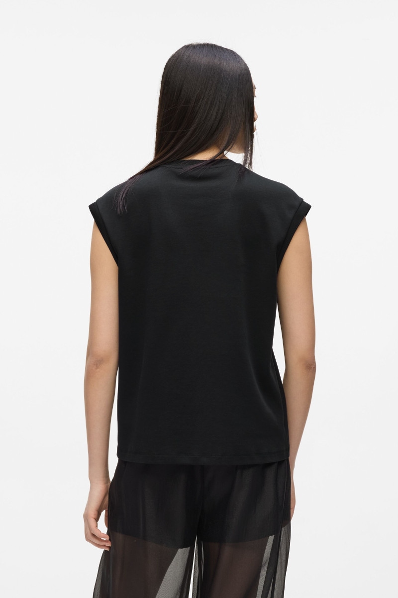 Tričko Karl Lagerfeld Signature T-Shirt Black
